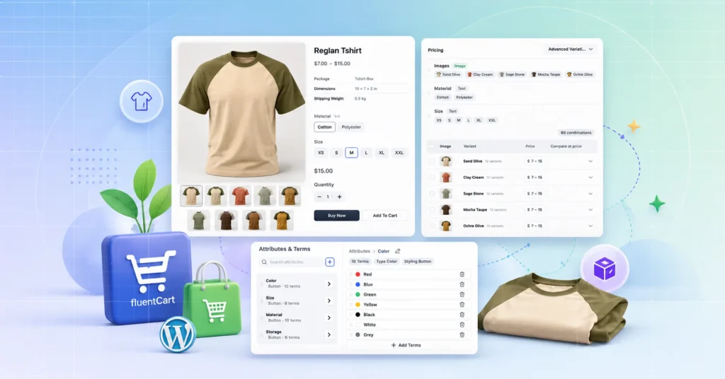 Add Product Variations to Your eCommerce Store Free With FluentCart