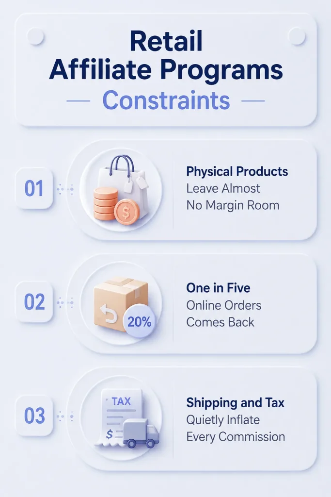 Retain Affiliate Programs Constraints