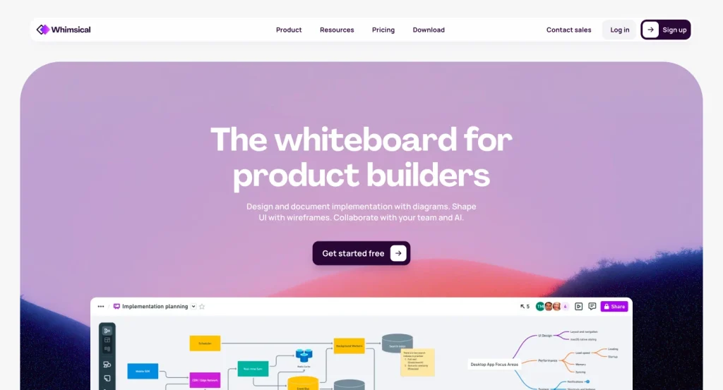 Image Showing Whimsical Website frontend