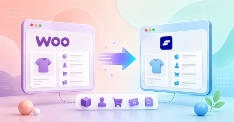 Featured Image for Step by Step Guide to Migrate WooCommerce to FluentCart