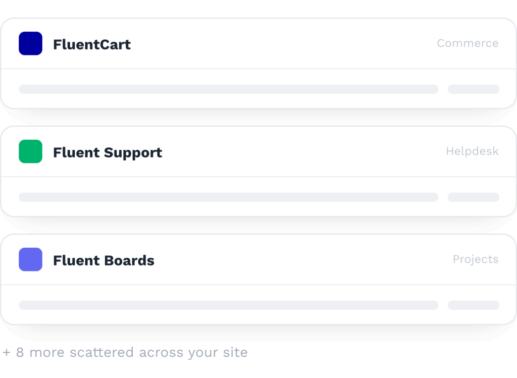 Separate plugin screens