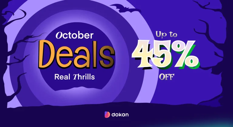 Dokan banner For WPManageNinja Halloween Deals