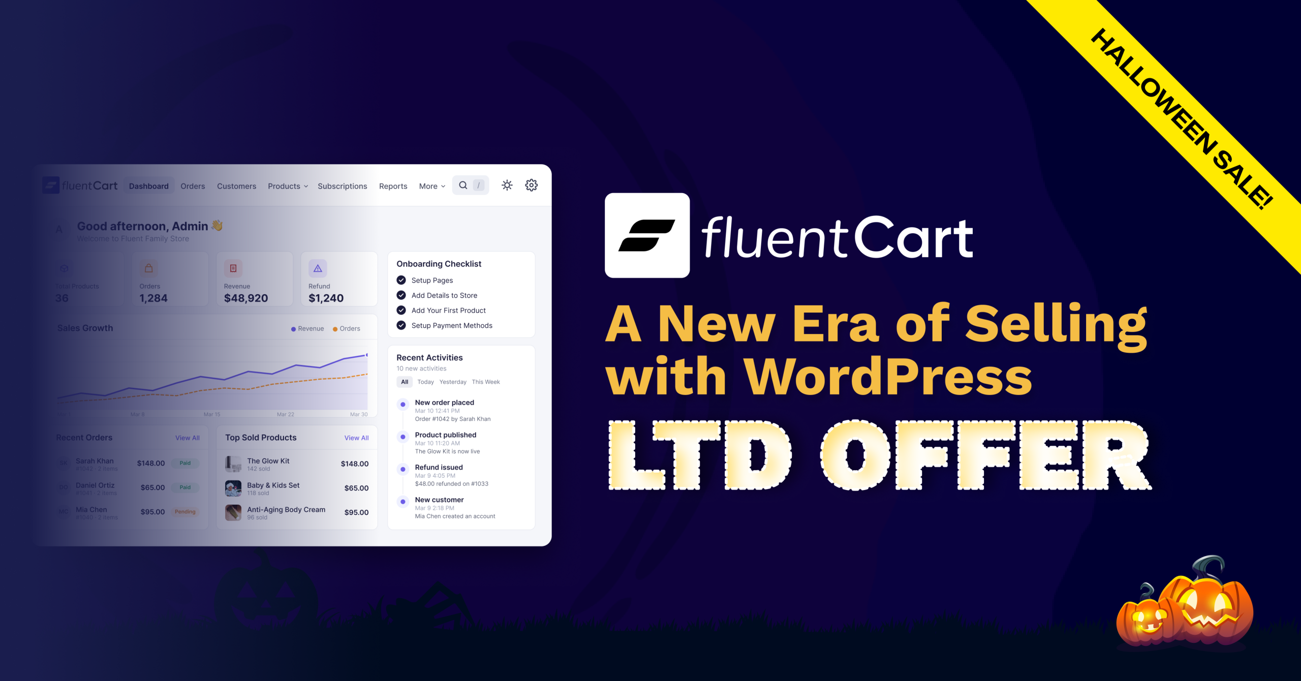FluentCart Halloween 2026 Deal Discount image banner