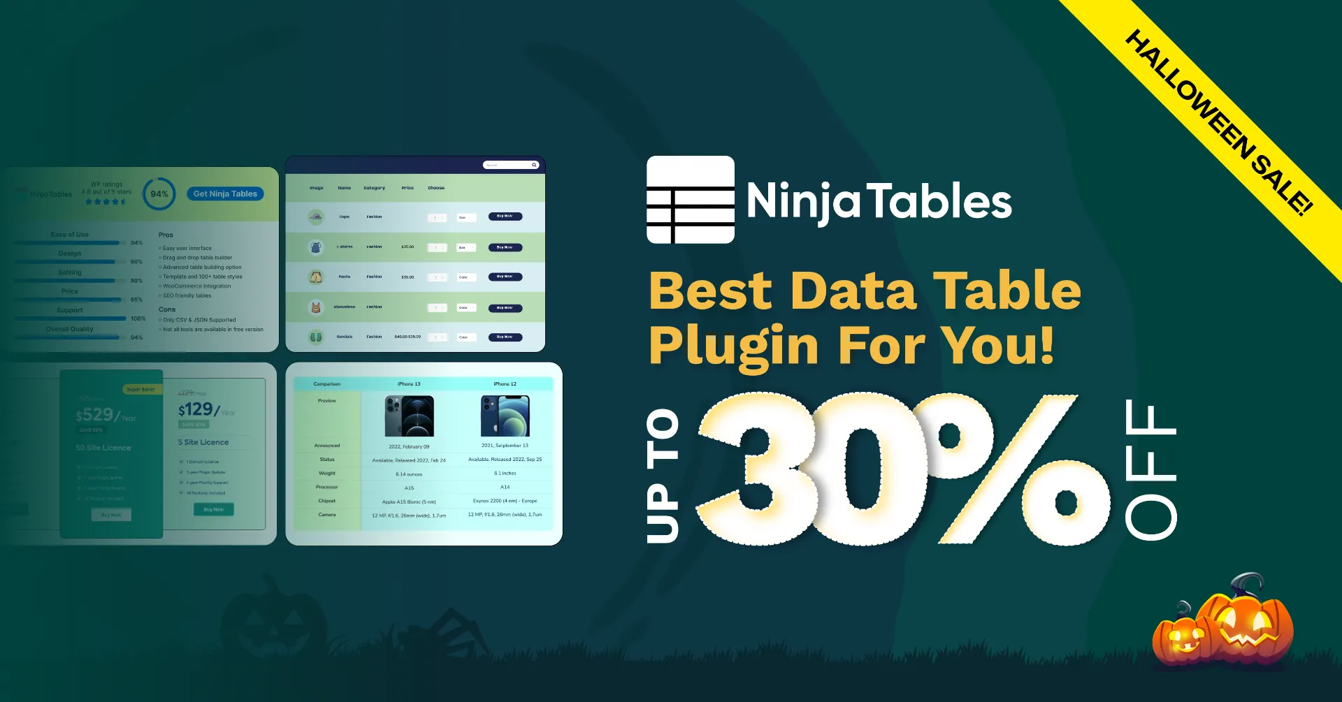 Ninja Tables - Halloween 2026