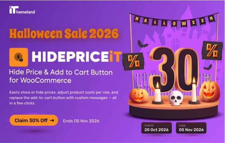 HidePriceit Halloween Deal Banner