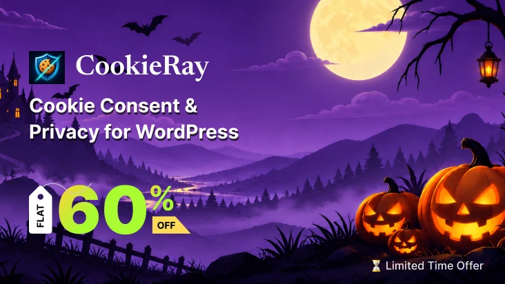 CookieRay Halloween 2026 sale offering 60% off