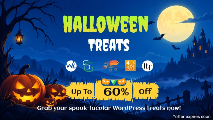 HasThemes Halloween 2026 sale offering up to 60% off