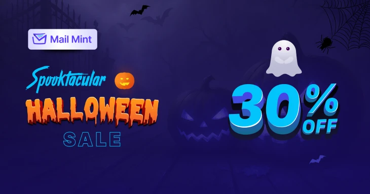 Mail Mint Halloween 2026 sale offering 30% off