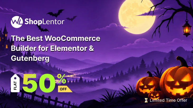 ShopLentor Halloween 2026 sale offering 50% off