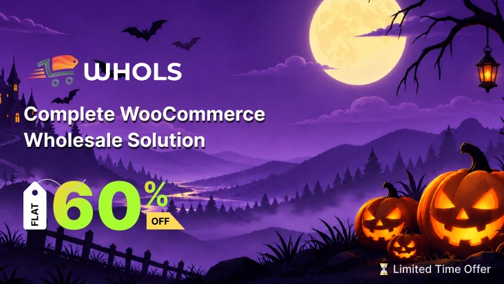 Whols Halloween 2026 sale offering 60% off