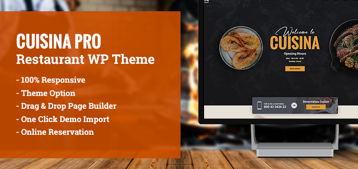 <span itemprop="name">Cuisina Pro – Restaurant WordPress Theme</span>